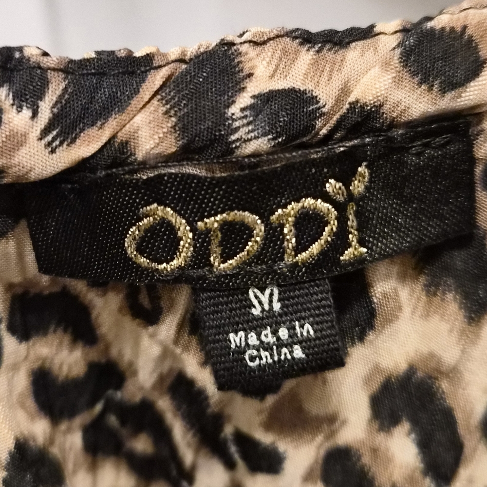 Oddi Leopard Print Top